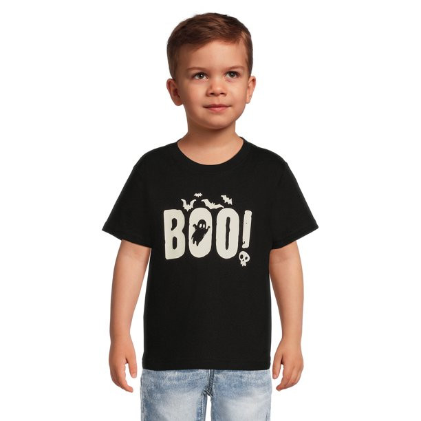 Wonder Nation Toddler Unisex Halloween T-Shirt, Sizes 12M-5T | Walmart (US)