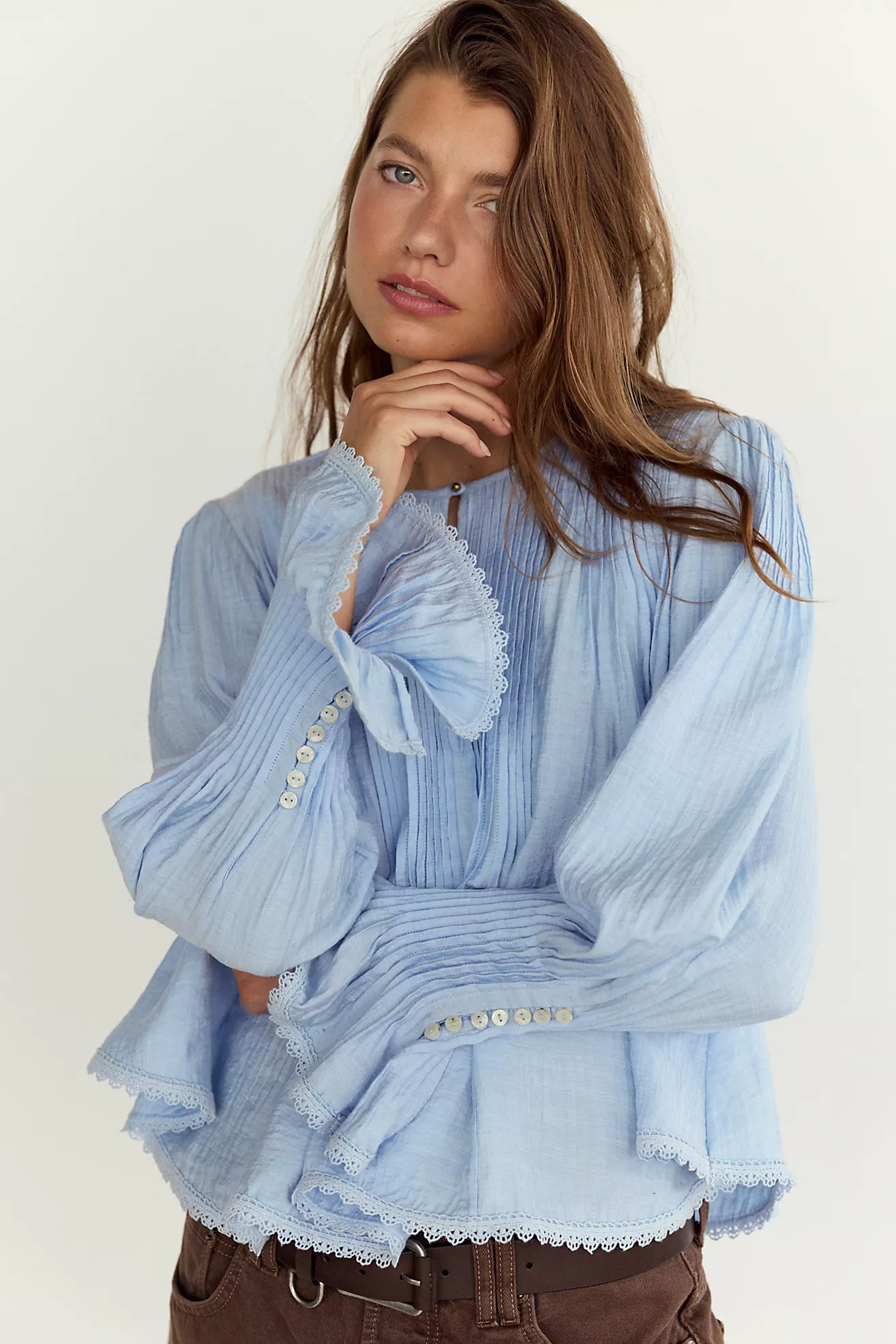 Thousand Pintucks Blouse | Free People (Global - UK&FR Excluded)