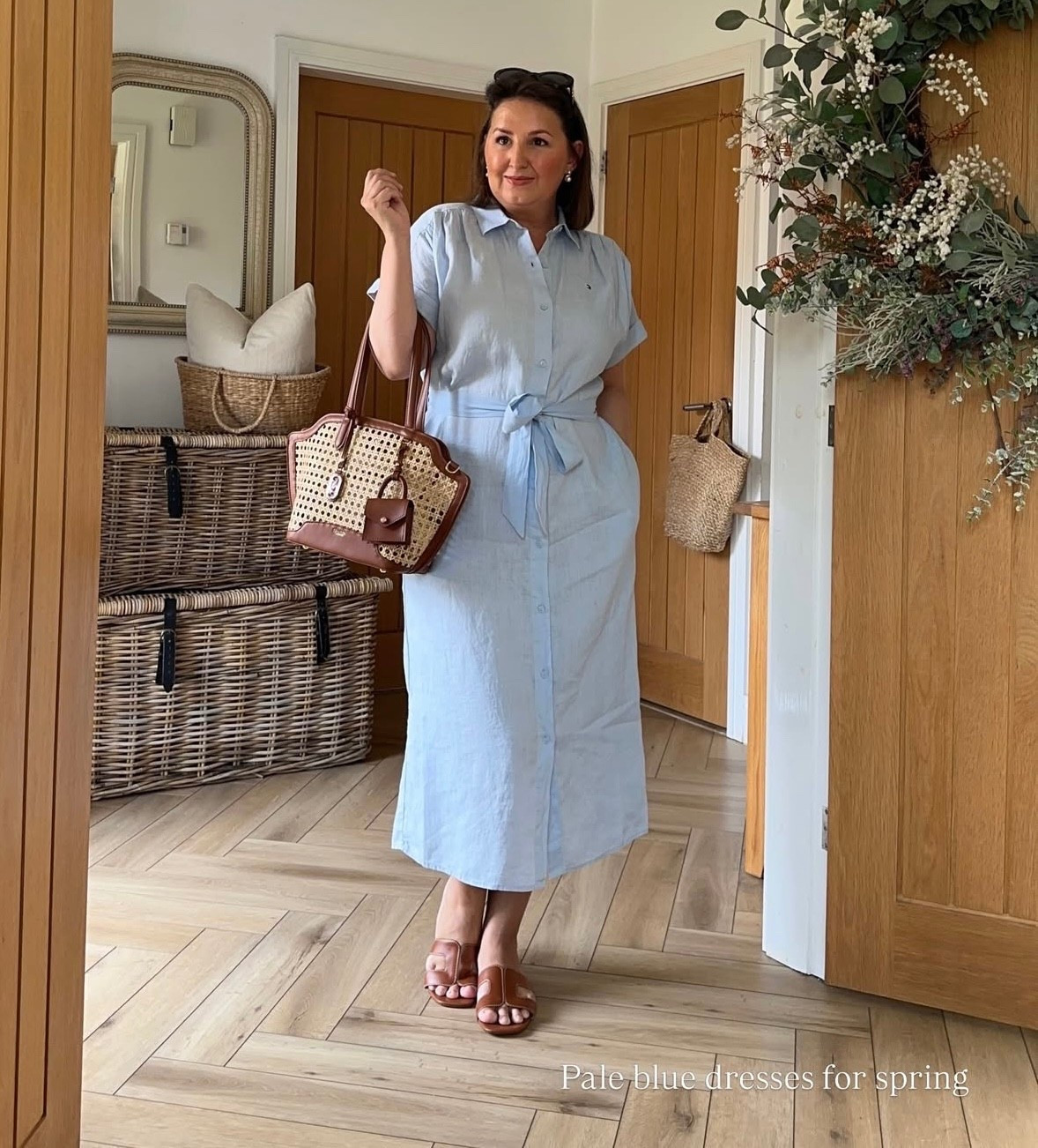 Blue shirt dresses for spring 

#LTKootd