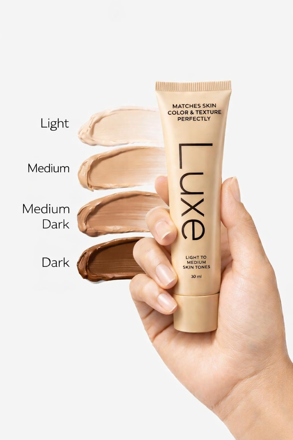 Luxe Research Color Changing Foundation – Instantly Adapts to Your Skin Tone – Buildable Ligh... | Amazon (US)