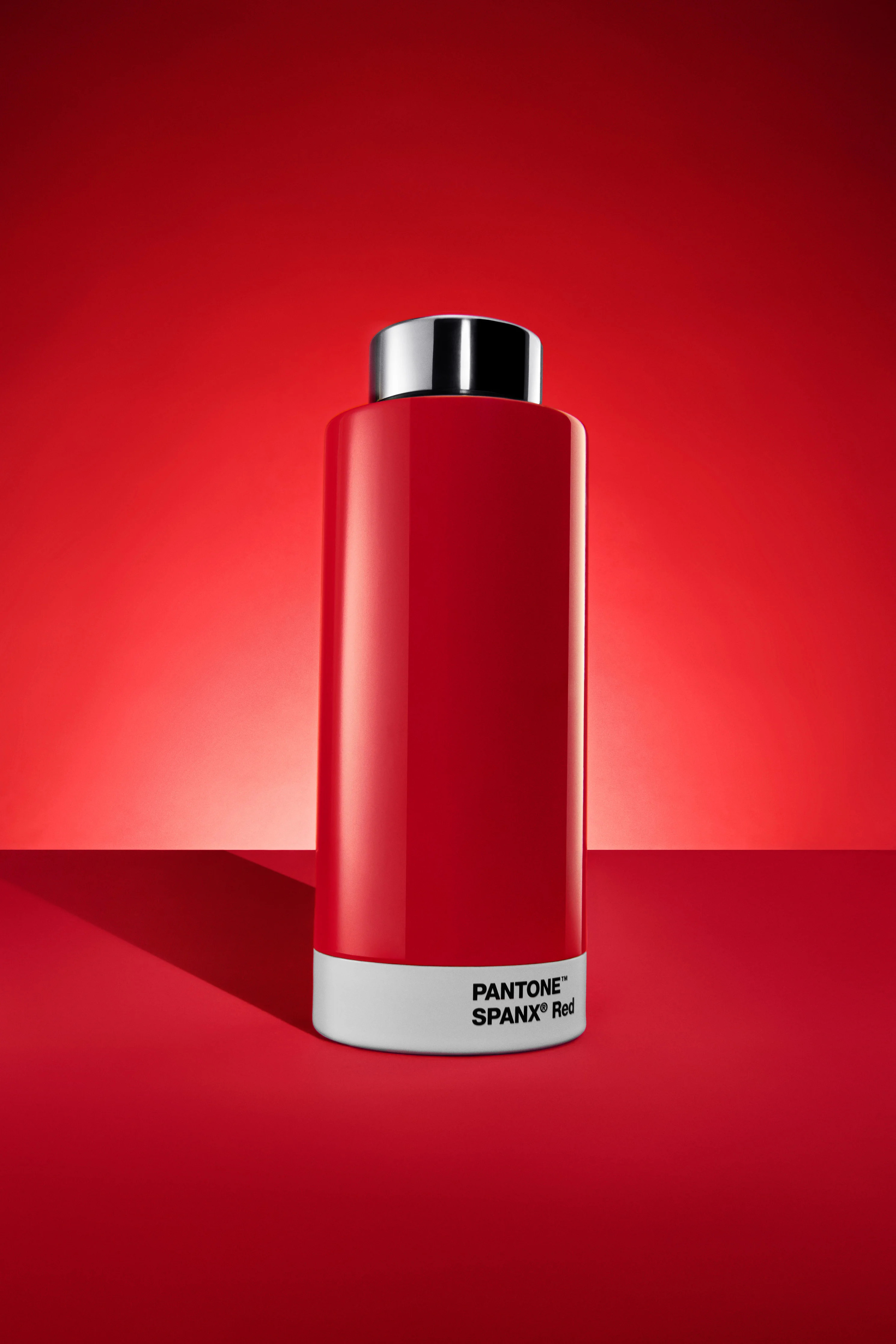 Stainless Steel Water Bottle | SPANX x PANTONE Red Thermos | Spanx
