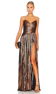 retrofete Waldorf Dress in Coffee Bean from Revolve.com | Revolve Clothing (Global)