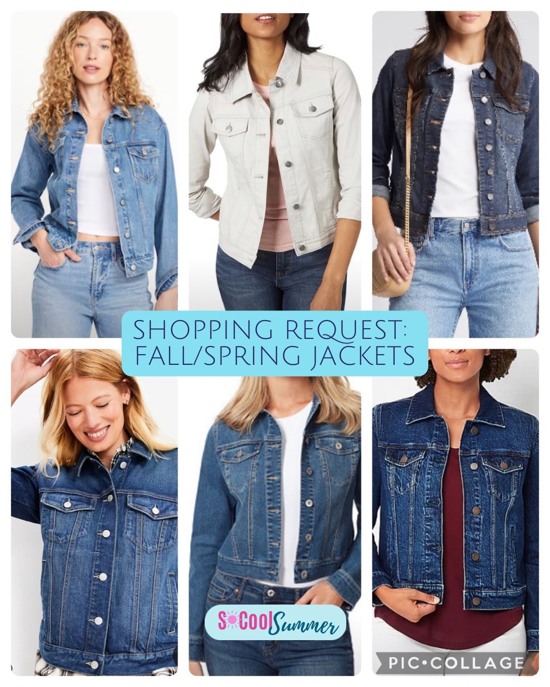 Fall/spring jackets—denim!

#hocsummer
 #coolsummer #lightsummer #truesummer #softsummer #pastelsummer #darksummer #brownsummer #sweetpeasummer #summerpalette #summerfinds

#LTKGiftGuide #LTKSeasonal #LTKSaleAlert