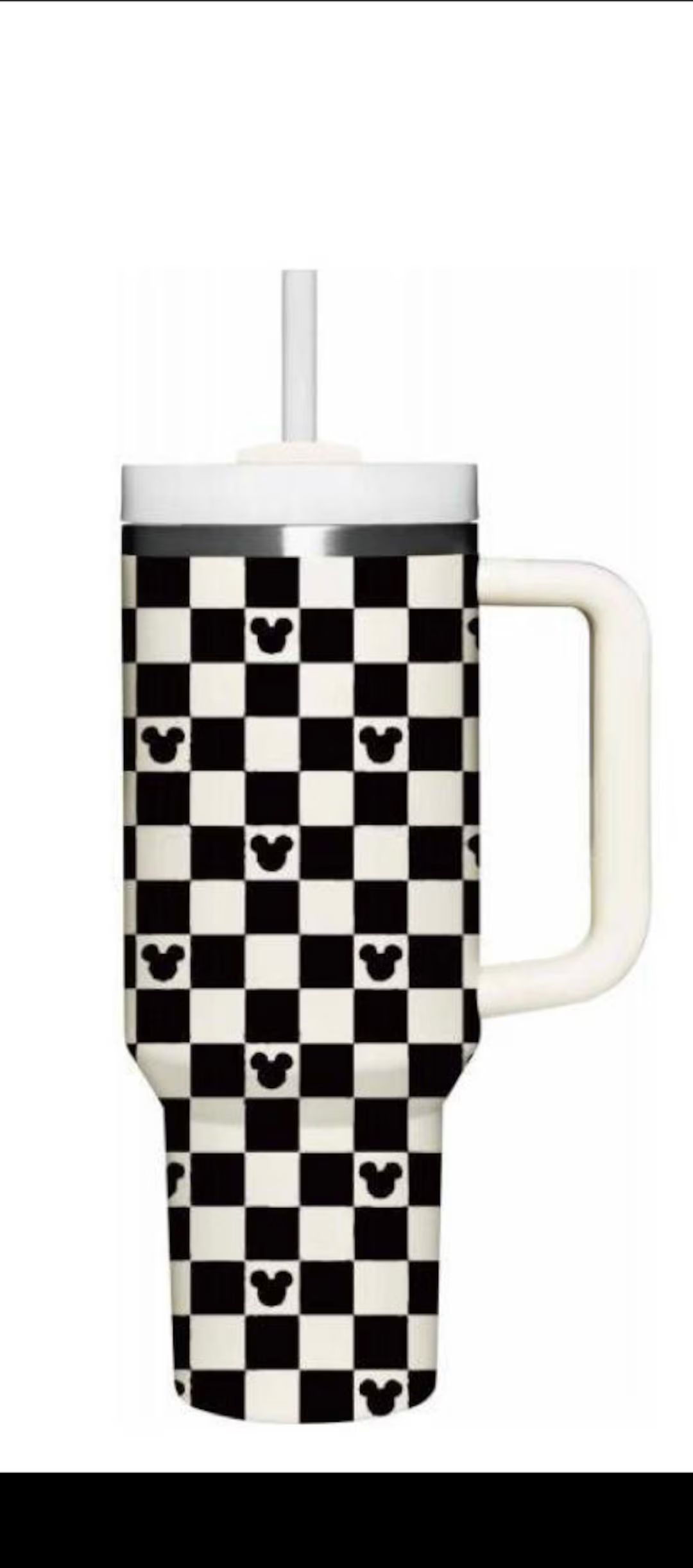 Classic Checkerboard Mickey Tumbler 40oz - Etsy | Etsy (US)
