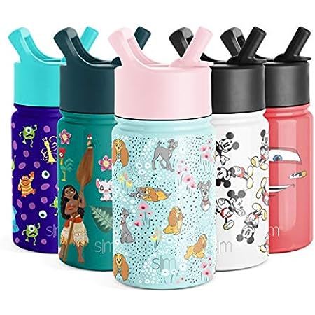 Simple Modern Disney Jungle Book Kids Water Bottle with Straw Lid | Reusable Insulated Stainless Ste | Amazon (US)