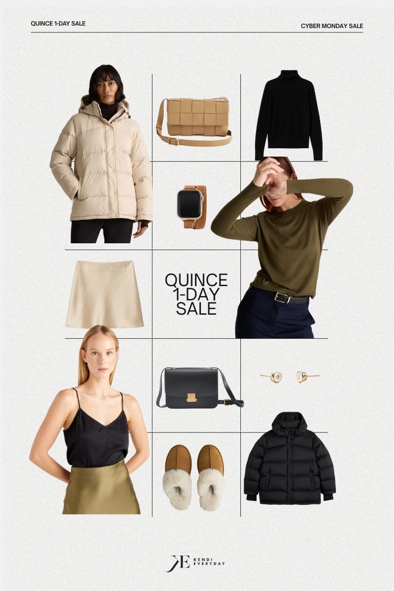 There's only a few hours left to shop today! It's Quince's 1-Day sale! I've linked my favorites here.  

 #LTKCyberWeek #LTKFindsUnder100