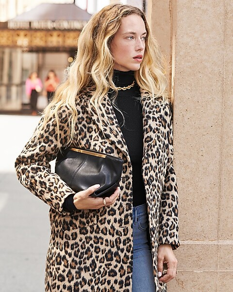 Soft Faux Leather Clutch | Express