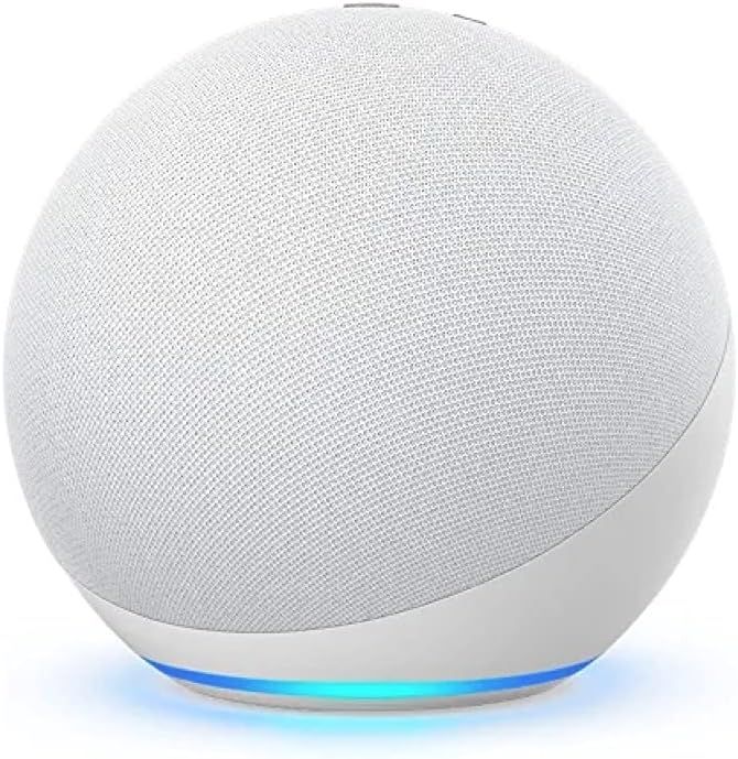 Echo (4th Gen) | With premium sound, smart home hub, and Alexa | Glacier White | Amazon (US)