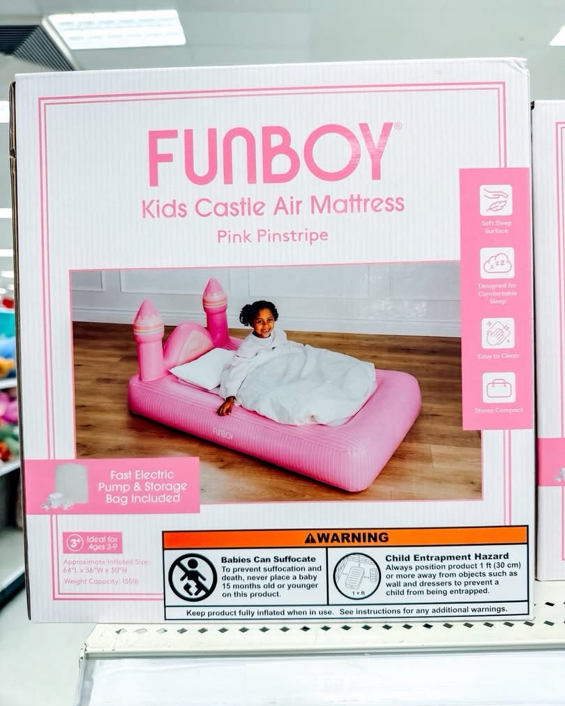STOP! These kids air mattresses from Target are sooo cute! LOVE!! 

#target #TargetFinds #kidsairmatress #airmatress #funfinds