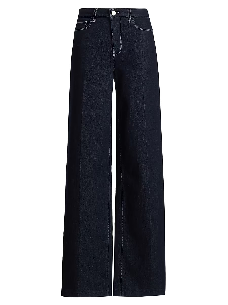 Women's Clayton High-Rise Wide-Leg Jeans - New Orleans - Size 25 | Saks Fifth Avenue