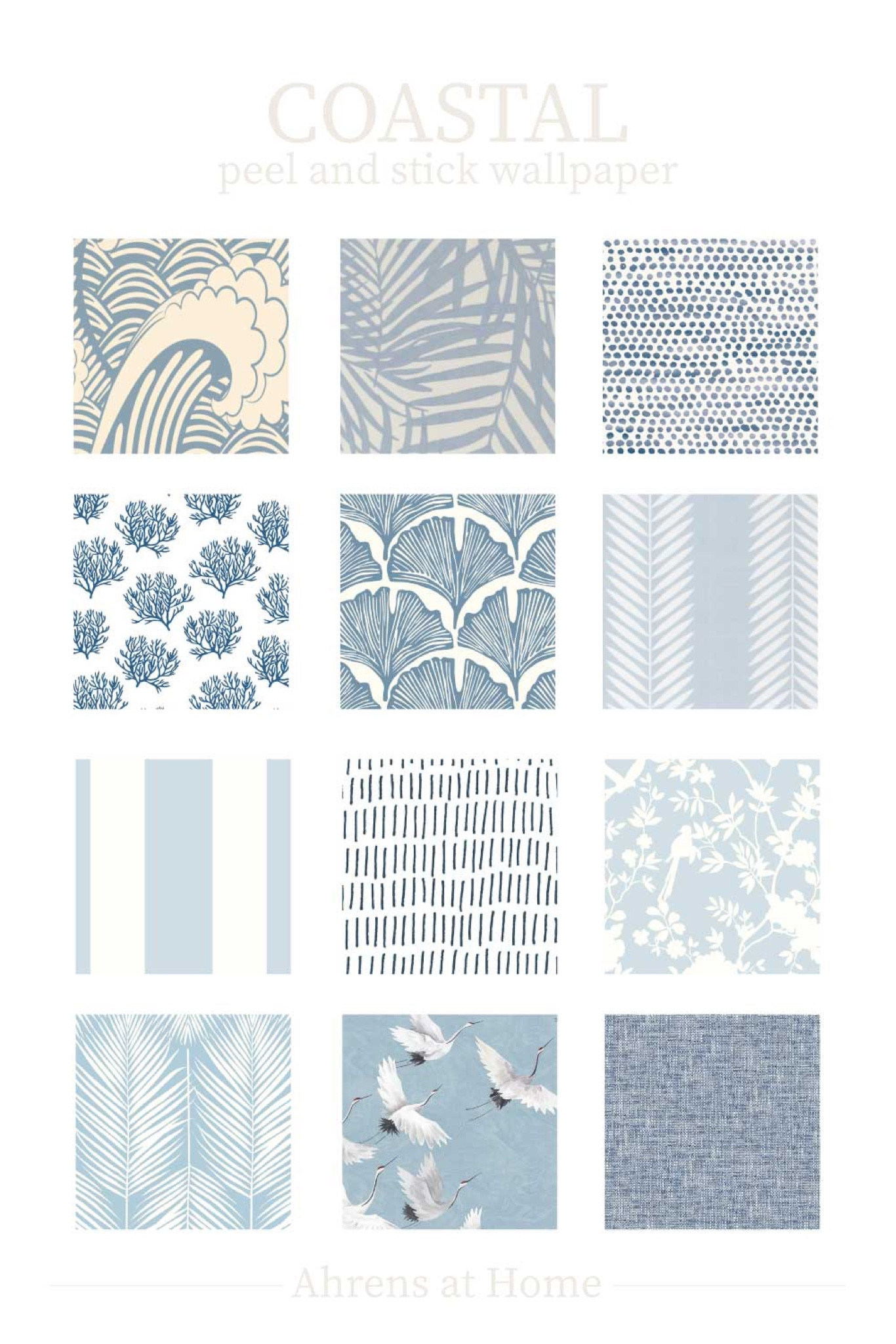 The best peel and stick coastal wallpaper for your home.

#LTKhome