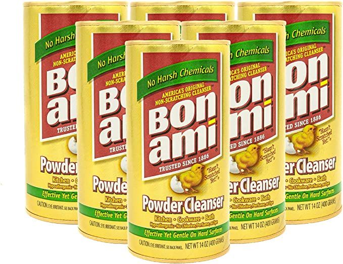 Bon Ami Powder Cleanser - 14 oz (Pack of 6) | Amazon (US)