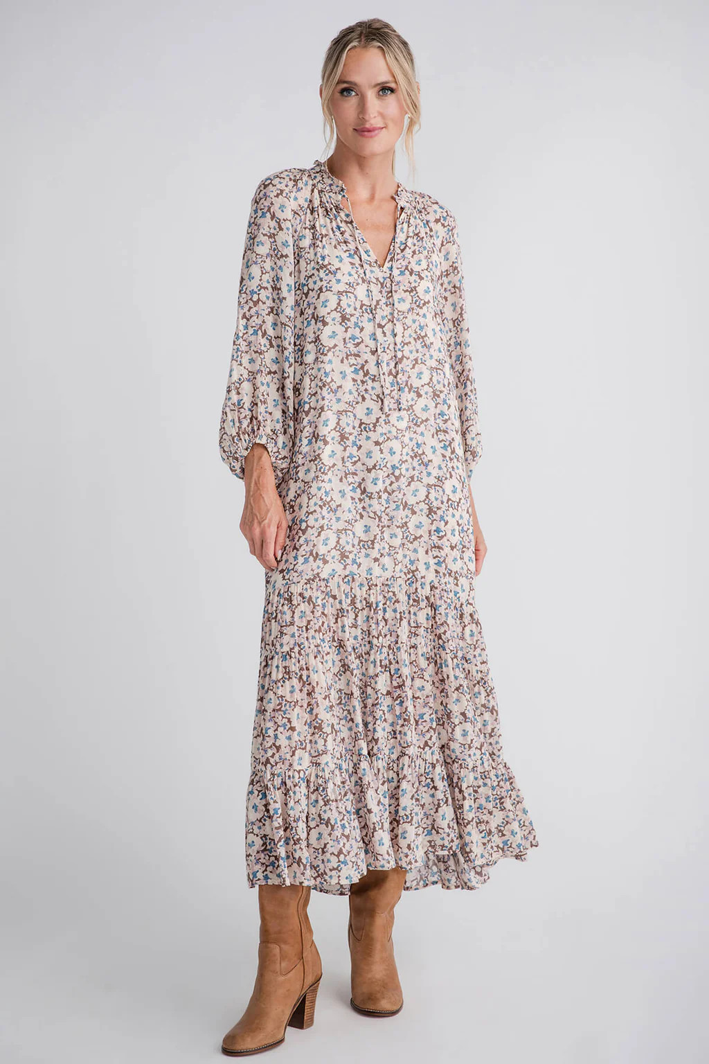 Z Supply Char La Paz Floral Midi Dress | Social Threads
