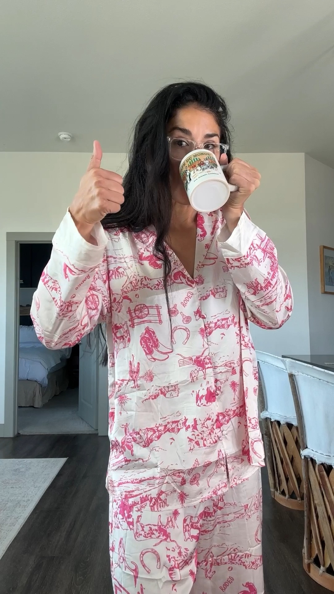 Sunday reminder, get the PJ’s. Free People Rodeo pajama dupe! Wearing a medium. I linked the FP ones so you can see how identical they are! Amazon carries them in other colors too. $38 vs $88 - 🤯

#LTKOver40 #LTKVideo #LTKFindsUnder50