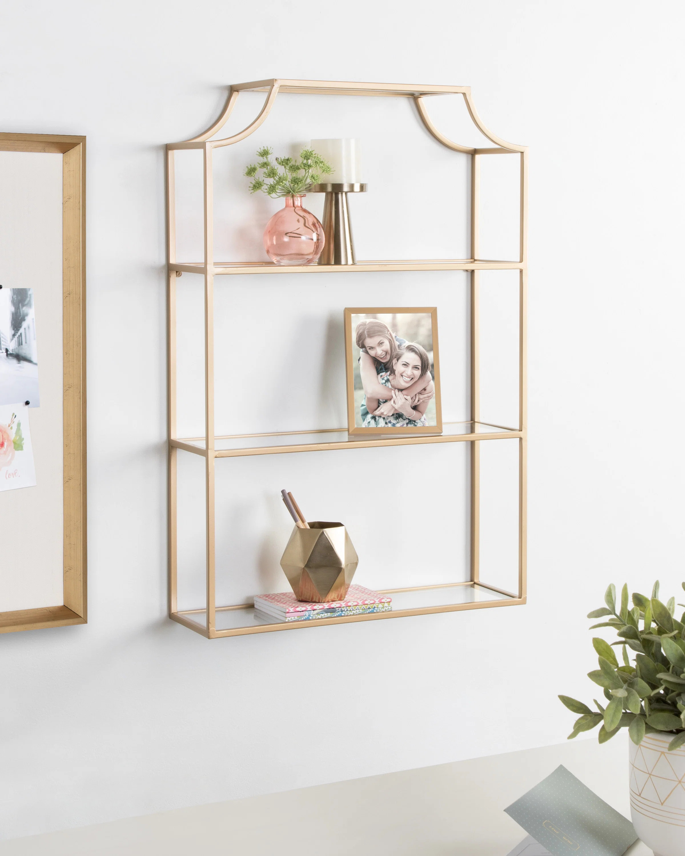 Turgut 4 Piece Metal Accent Shelf | Wayfair North America