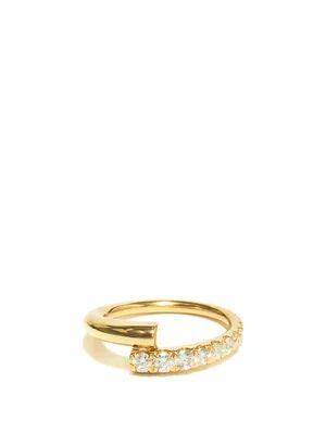 Lola diamond & 18kt gold ring | Matches (EU)