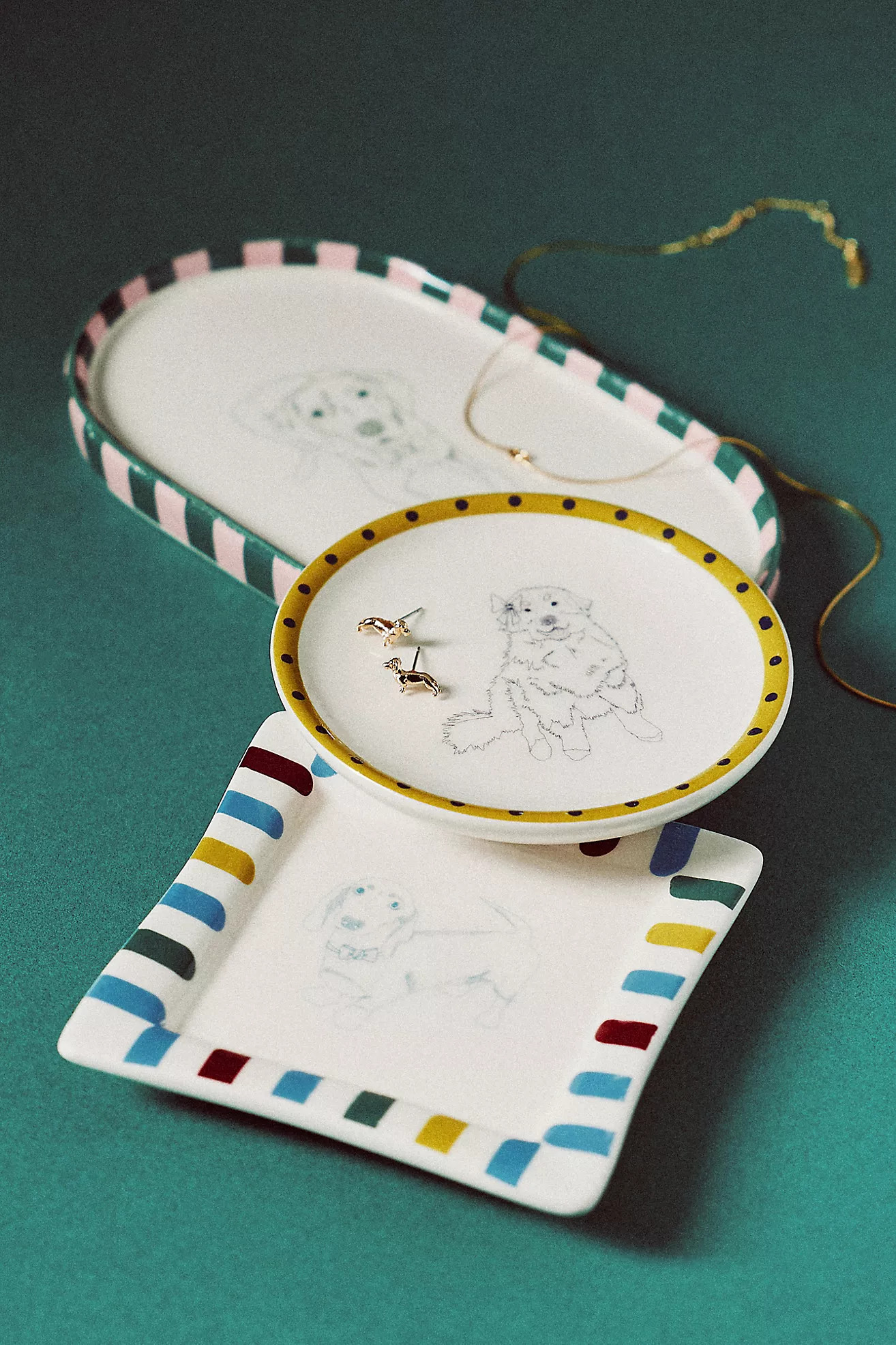 Ceramic Dog Trinket Dish | Anthropologie (US)