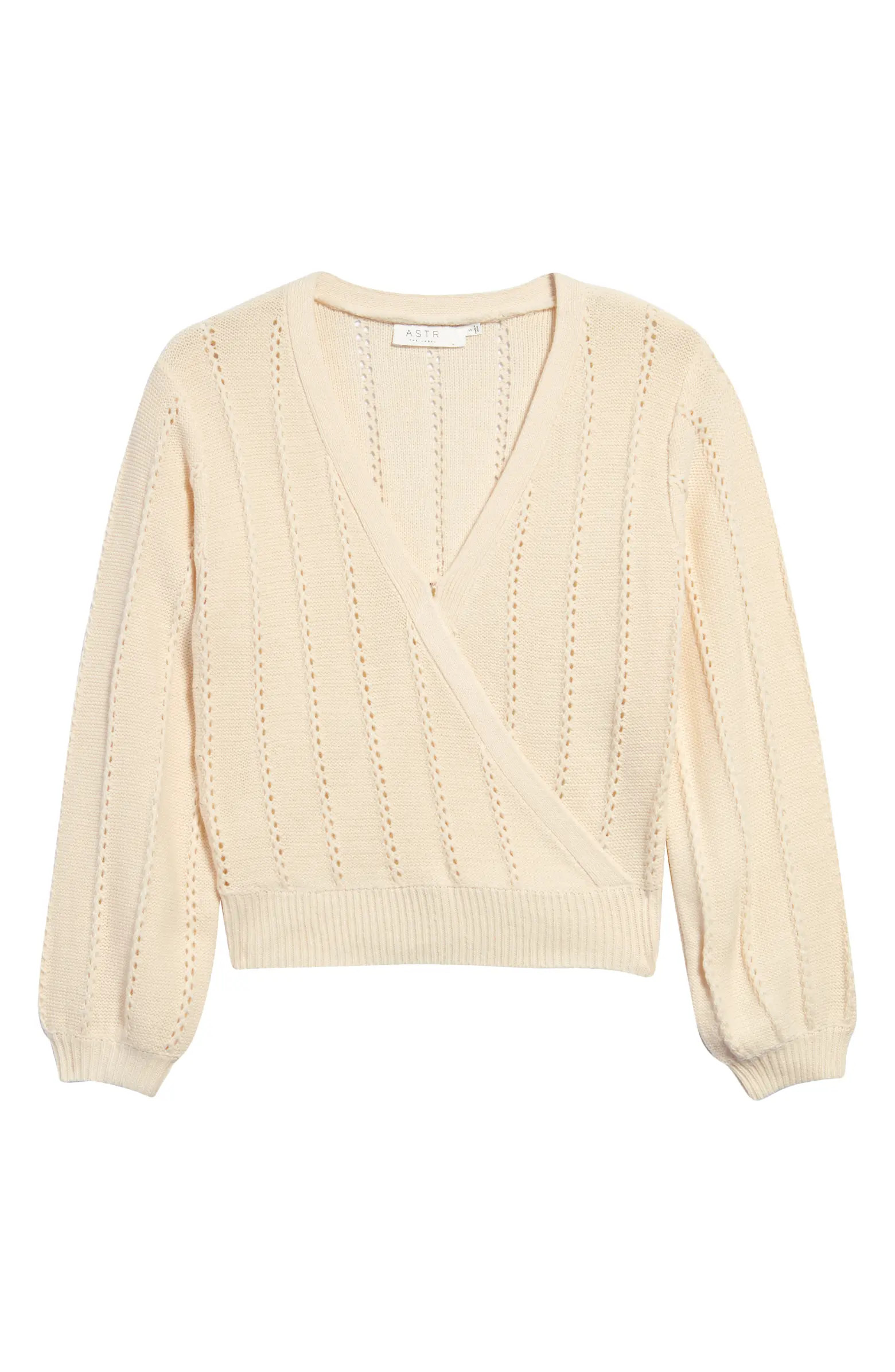 Wrap Front Sweater | Nordstrom