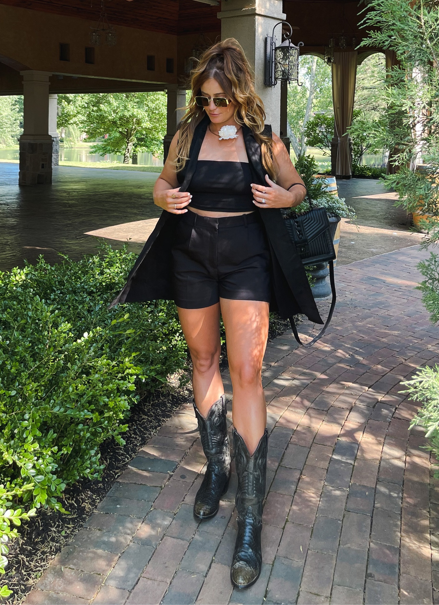 Coastal cowboy | Cowboy Boots | Long Vest | Old Money Aesthetic | Rose Necklace 

#LTKSeasonal #LTKunder100 #LTKunder50