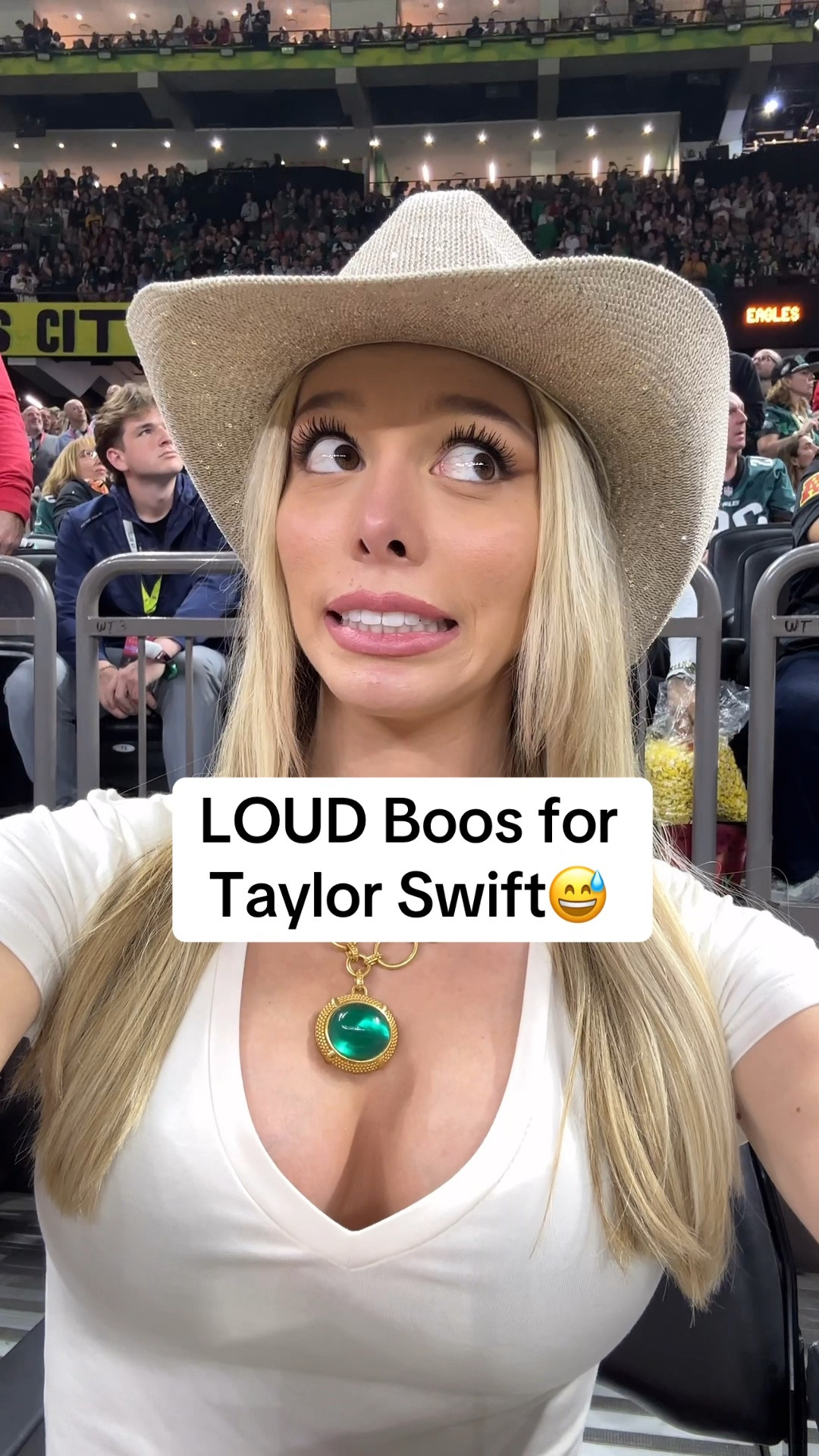 Is this too far?😅 Super Bowl BOOs Taylor Swift 

#LTKMostLoved #LTKSpring #LTKWatchNow