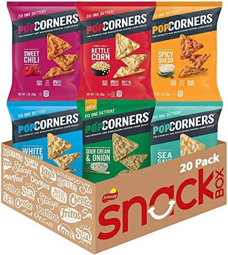 Popcorners Snacks Gluten Free Chips, 1 Ounce (Pack of 20)(Assortment may Vary) | Amazon (US)