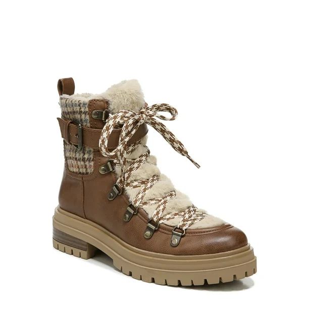 Circus by Sam Edelman Women's Gretchen Shearling Hiker Boot - Walmart.com | Walmart (US)