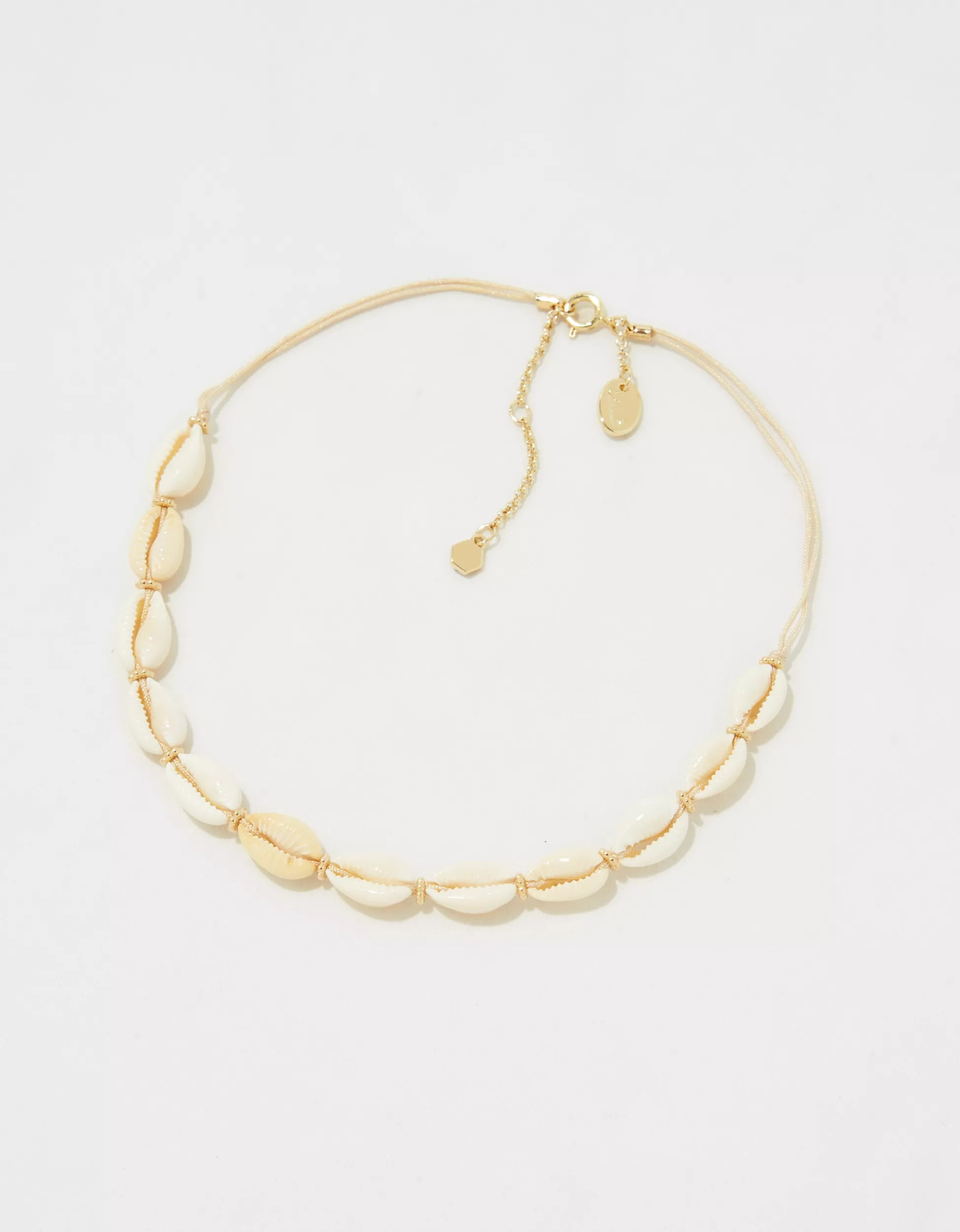 Aerie Puka Shell Choker Necklace | Aerie