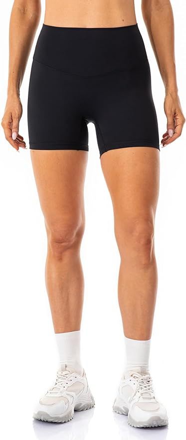 Lavento Women's All Day Soft Biker Shorts 3"/ 5"/ 7" - High Waisted Workout Gym Running Yoga Shor... | Amazon (US)