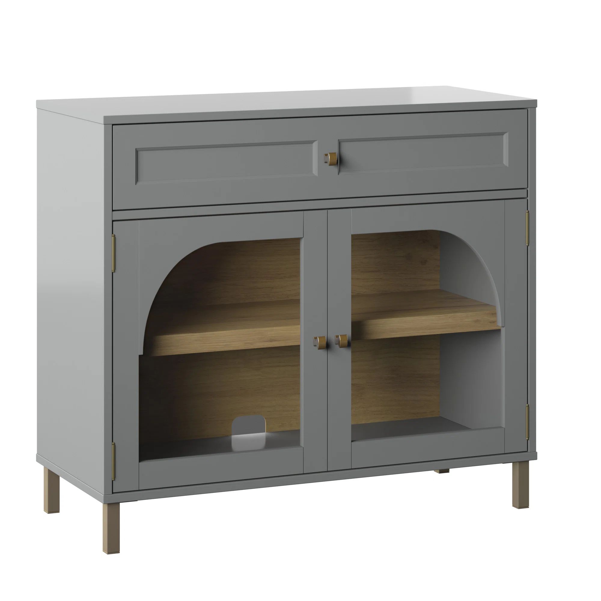 Vick 32'' Tall 2 - Door Accent Cabinet | Wayfair North America