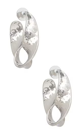 Lew Earrings in Silver | Revolve Clothing (Global)