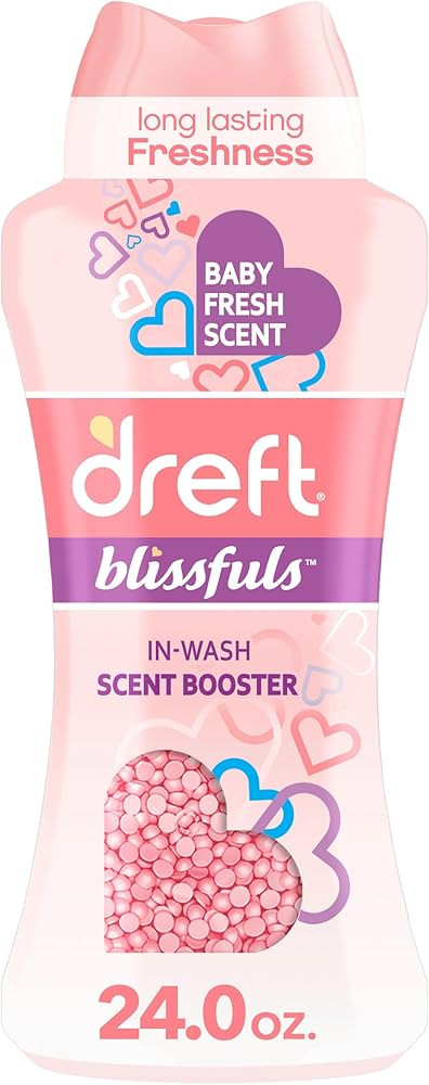 Dreft Blissfuls In-Wash Laundry Scent Booster Beads, Baby Fresh Scent, 24 oz, Baby Laundry, Laund... | Amazon (US)