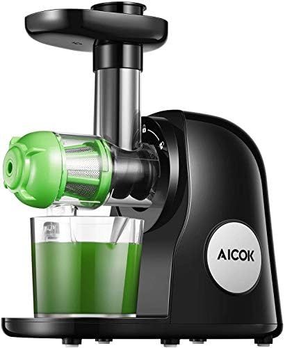 Juicer Machines, Aicok Slow Masticating Juicer Extractor Easy to Clean, Quiet Motor & Reverse Fun... | Amazon (US)