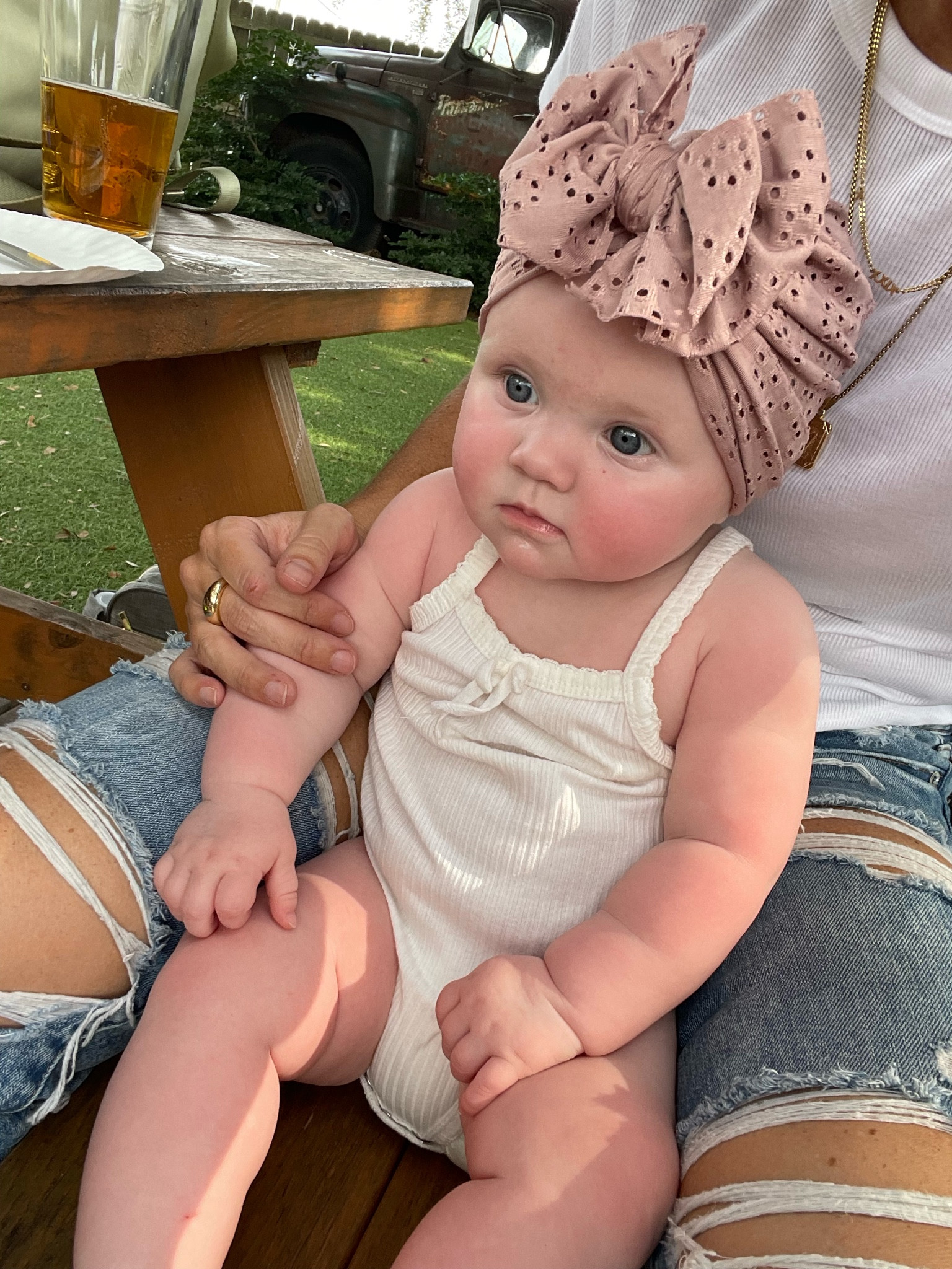 Journey babe! These are some of my favorite turban hats for her! Cute colors, under $15 and they fit great!! They offer great sun protection which is much needed in FL! 

Baby girl bows | baby girl style | baby girl turbans | turban hats | baby hats | baby girl accessories | baby girl bows | baby girl fashion | baby girl registry | baby girl must haves | baby girl fall outfits | baby girl fall bows 

#LTKSeasonal #LTKbump #LTKbaby