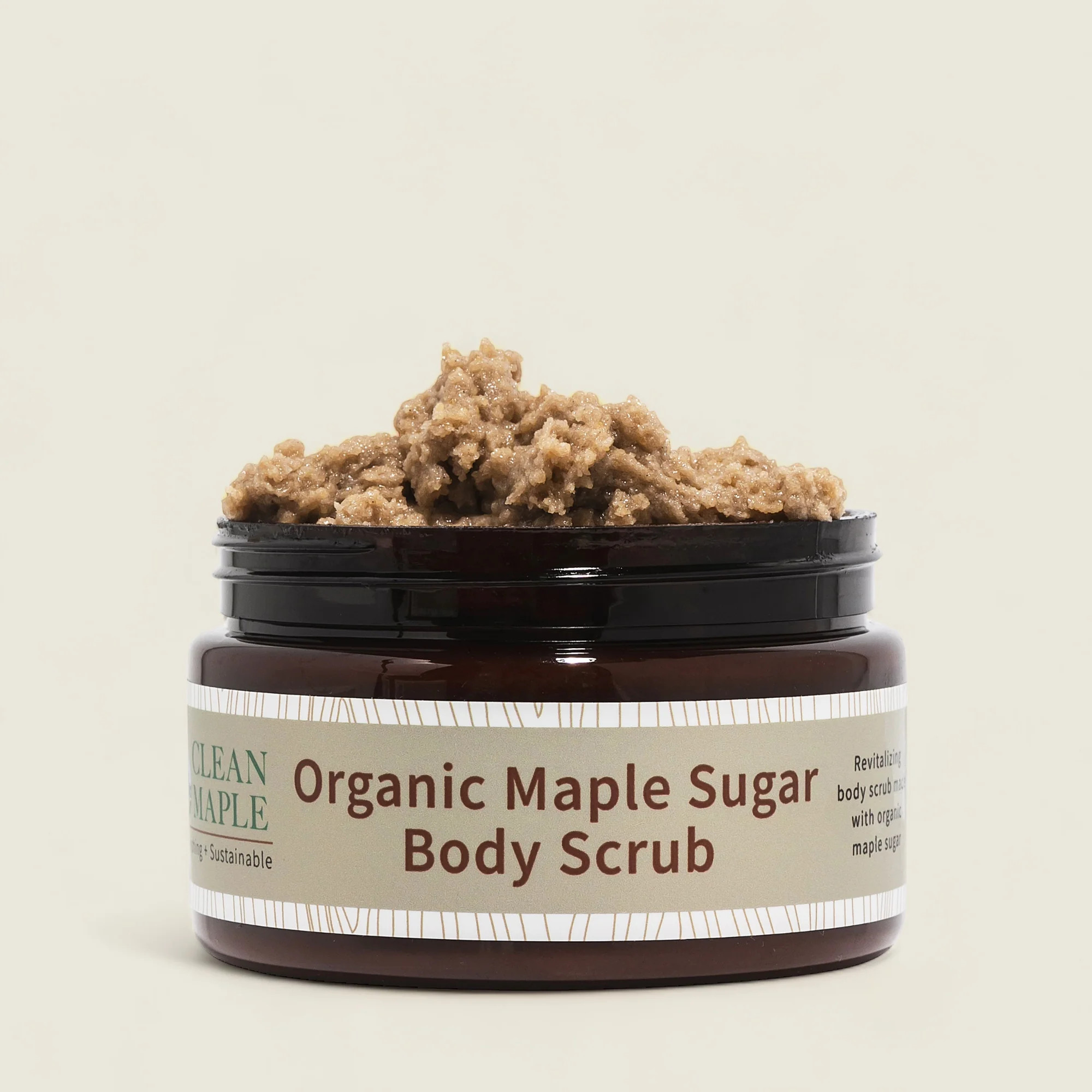 Organic Maple Sugar Body Scrub | Clean Maple