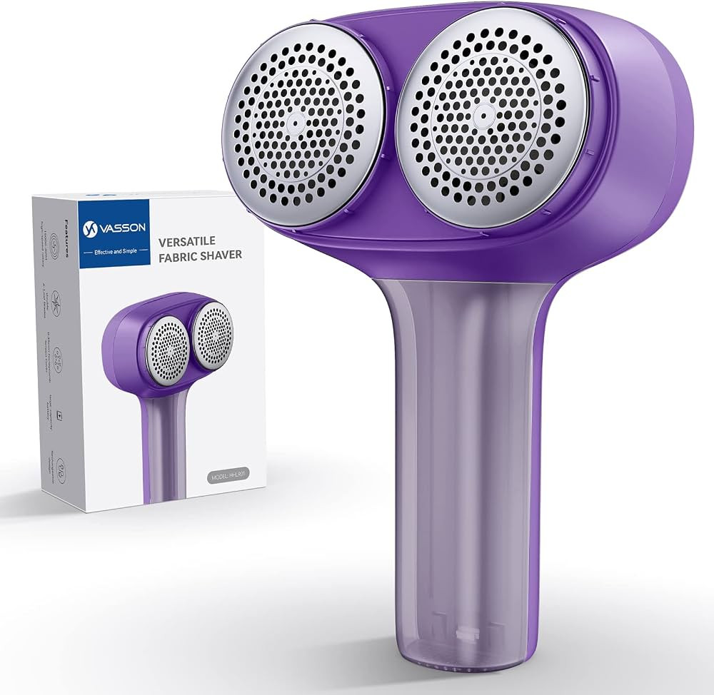 VASSON Fabric Shaver, Electric Lint Remover, Rechargeable Lint Shaver, Sweater Shavers to Remove ... | Amazon (US)