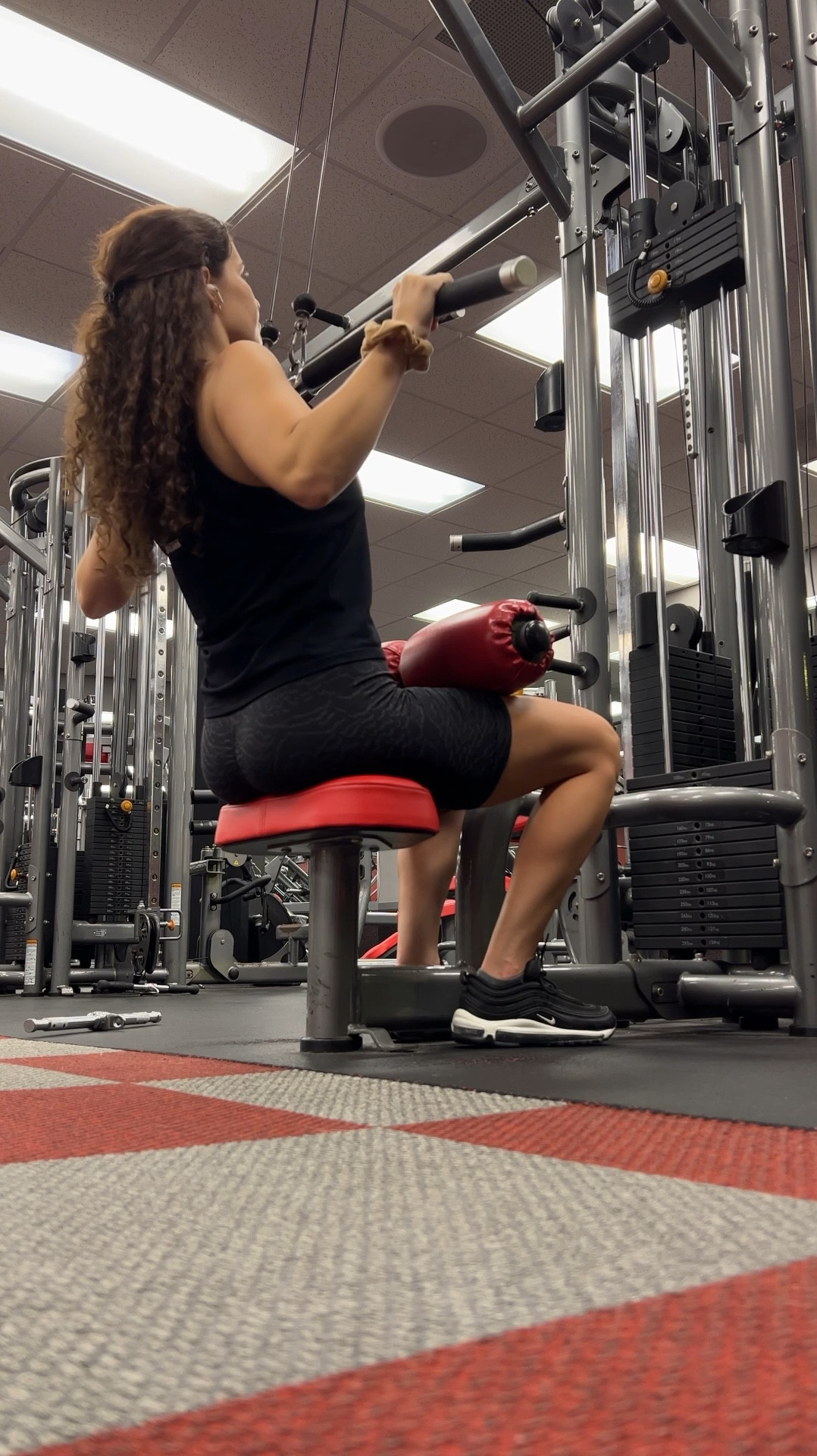 Modest gymshark workout outfit 🦈

Nike 97s fit TTS. Gymshark tank too and biker shorts fit TTS as well. The shorts are very stretchy material with decent compression. 

gymshark outfit ideas, black and dark grey, Nike air max shoes, Nike shoes, biker shorts, affordable gym fit ideas, modest tank top

#LTKfitness #LTKActive #LTKshoecrush