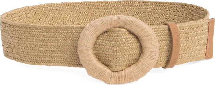 Raffia Buckle Stretch Belt | Nordstrom Rack