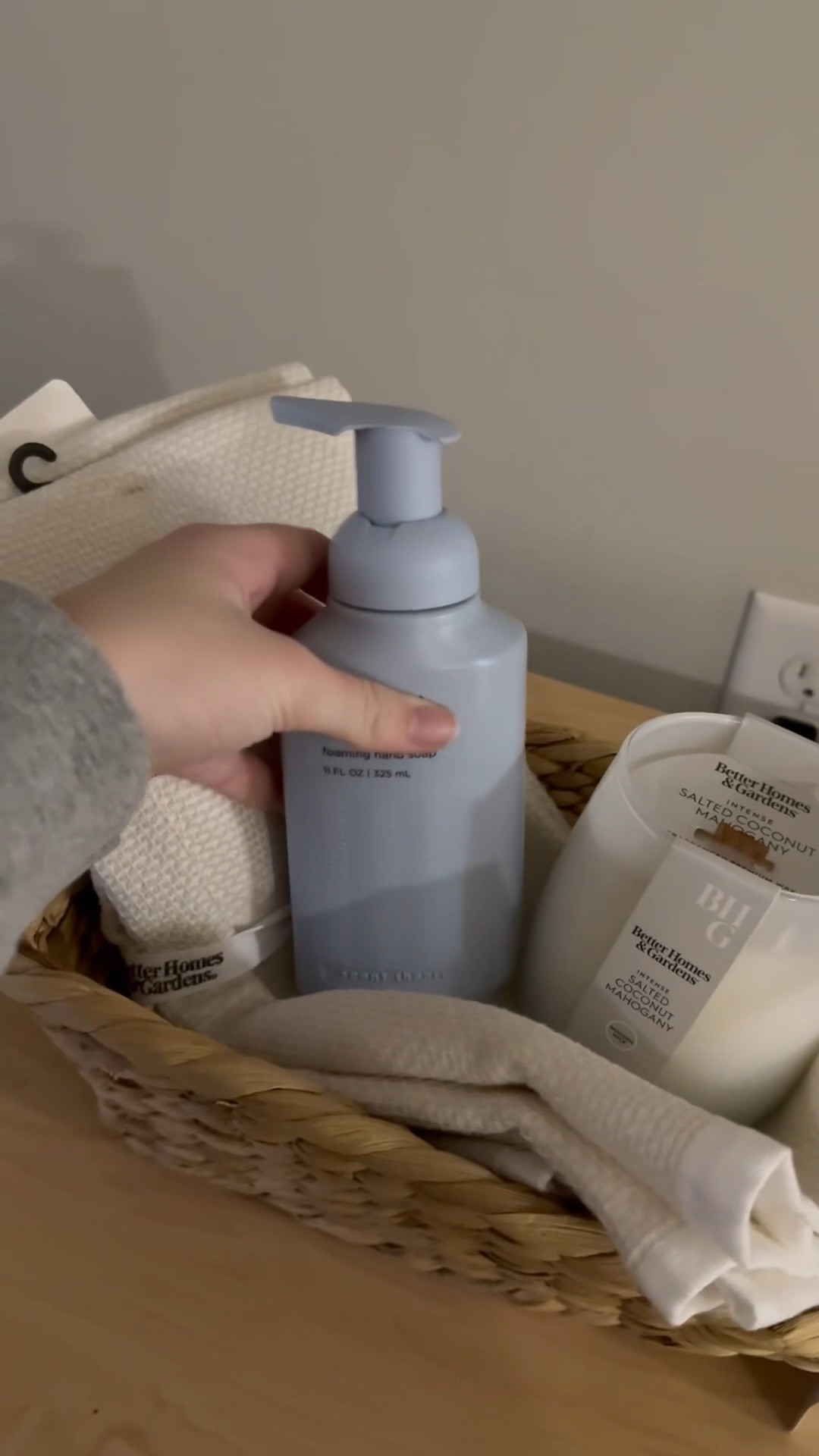 Simple, affordable wedding shower gift idea ✨

This cute DIY gift basket is perfect for a bridal shower, birthday, housewarming, or hostess gift! I styled a wicker basket with a candle, hand towel, hand soap, card + gift card for the easiest elevated gift idea 🤍

Everything is affordable and easy to recreate!

#weddingshowergift #bridalshowergiftidea #affordablegiftideas #giftbasketidea #hostessgift #birthdaygiftidea #amazonfinds #ltkhome #ltkunder50

#LTKWedding #LTKselfcare #LTKHome