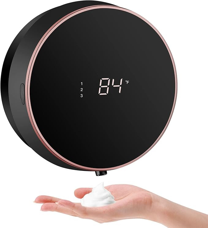 Automatic Soap Dispenser Foaming Hand Free Wall Mount Foam Rechargeable, Touchless and Smart Elec... | Amazon (US)
