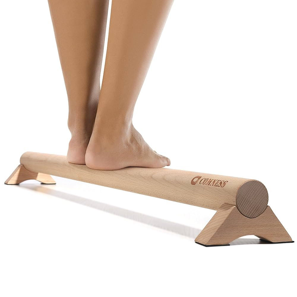 Versatile 40 Inch Beech Wood Balance Beam for Home Use - Enhance Balance, Ankle Foot Strength, Fl... | Amazon (US)