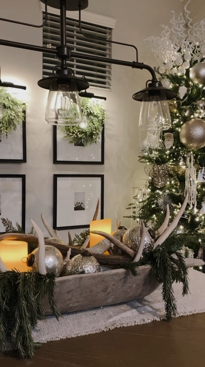 Fun way to style a dough bowl for Christmas ✨ Mine is vintage - linked a similar option! Runner is Hobby Lobby

Dough bowl styling, Christmas centerpiece, modern rustic home, rustic luxury decor, neutral home

#LTKHome #LTKSeasonal #LTKHoliday