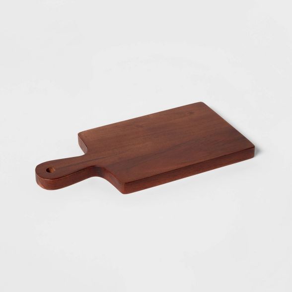 10&#34; x 5&#34; Wooden Single Serve Mini Cheese Board - Threshold&#8482; | Target