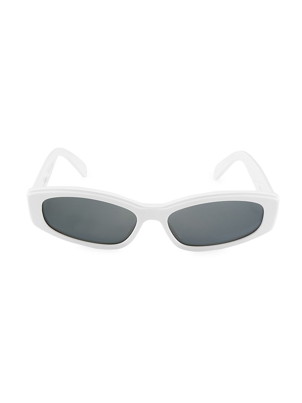 Women's 58MM Rectangular Sunglasses - White | Saks Fifth Avenue