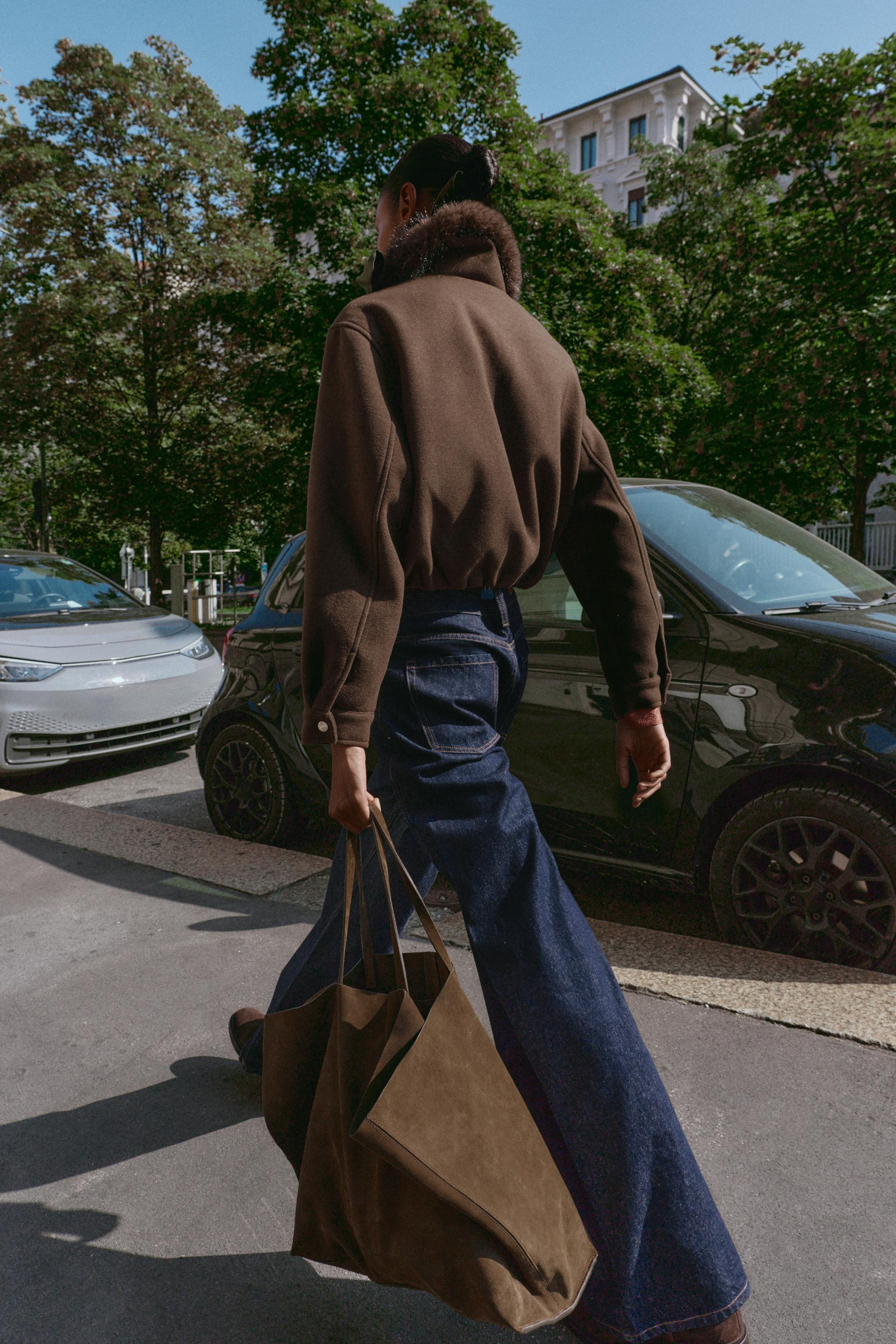 SOFT FAUX FUR COLLAR BOMBER JACKET | Zara US