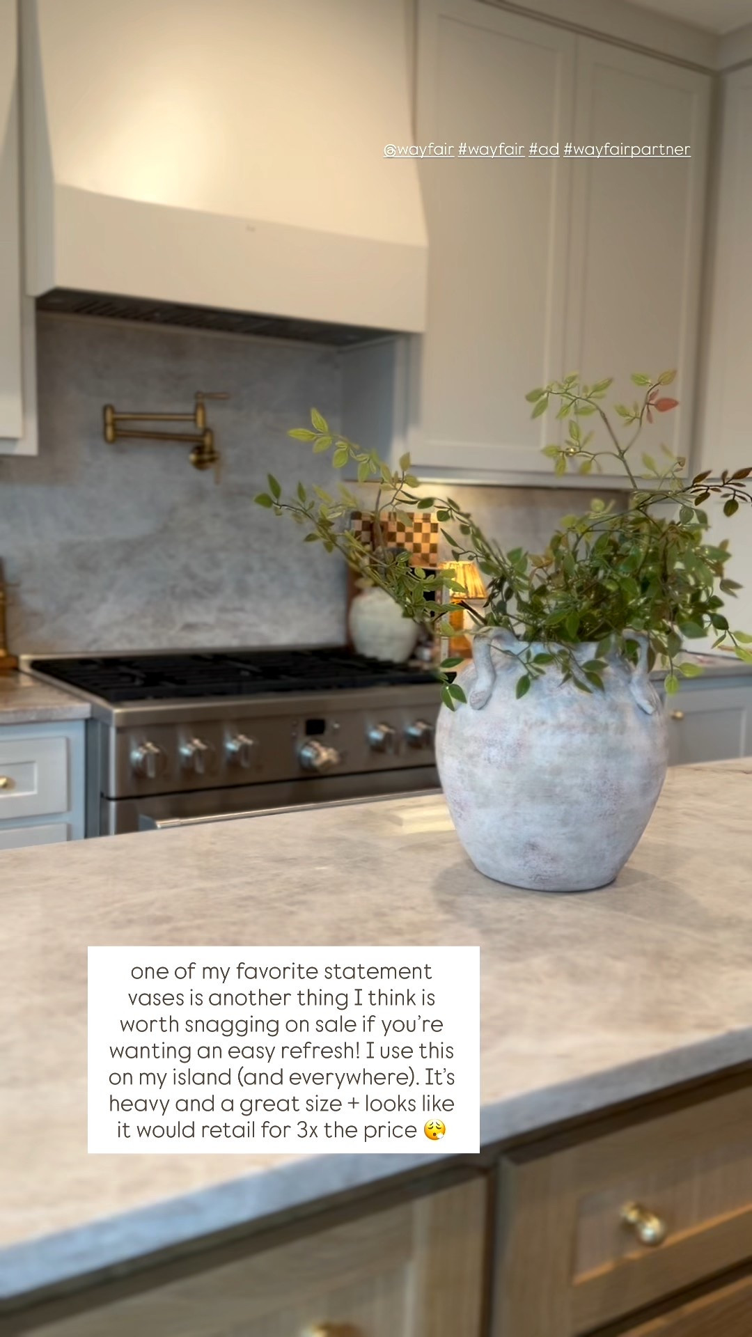 This vase is always an FAQ and it’s on sale at @wayfair right now! One of my favorite statement options that instantly elevates any spot. Wayfair’s Tax Refund sale is still going on with up to 70% off and fast and easy shipping on orders over $35 👏 Linking a few other home/rug favorites too! #wayfair #ad #wayfairpartner

#LTKSaleAlert #LTKHome