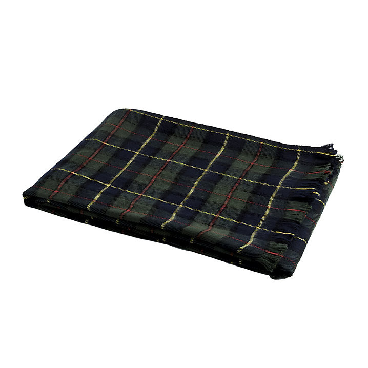 SK Plaid Throw with Twisted Fringe & Year Round Festive Color | Ballard Designs, Inc.