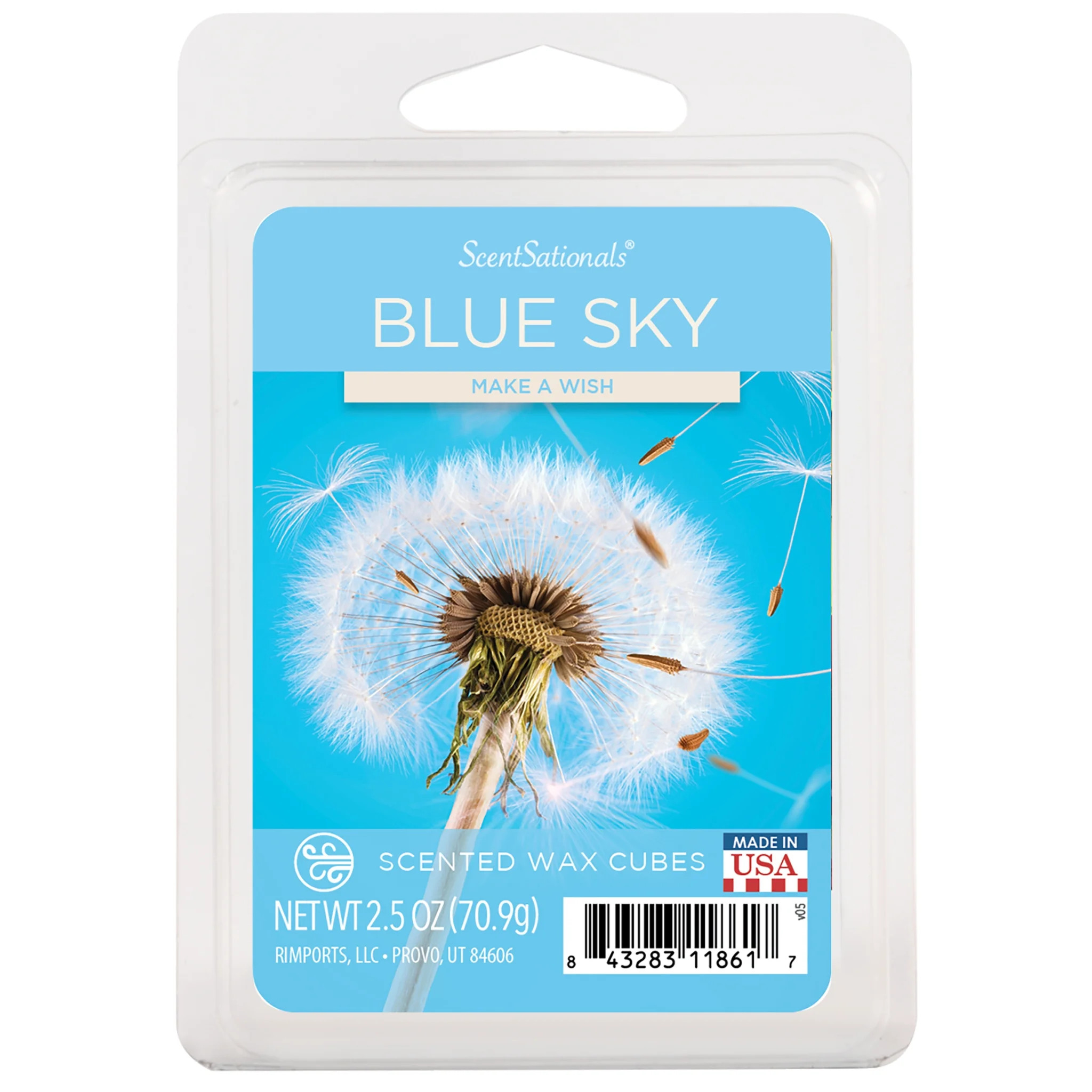 Blue Sky Scented Wax Melts, ScentSationals, 2.5 oz (1-Pack) - Walmart.com | Walmart (US)