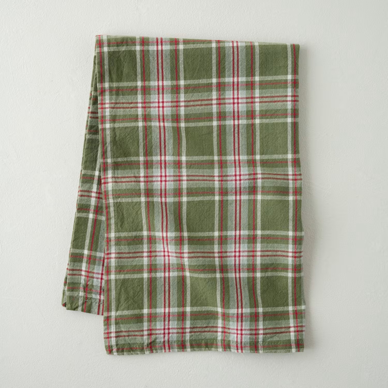 Magnolia Winter Plaid Tea Towel | Magnolia