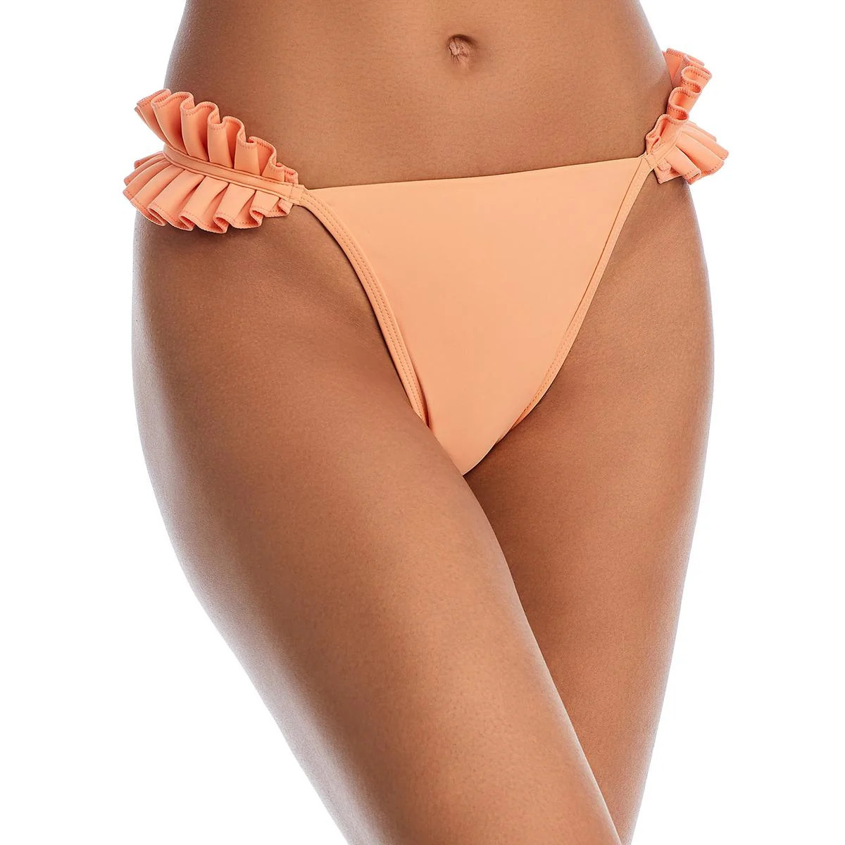Womens Ruffled Nylon Swim Bottom Separates | Shop Simon