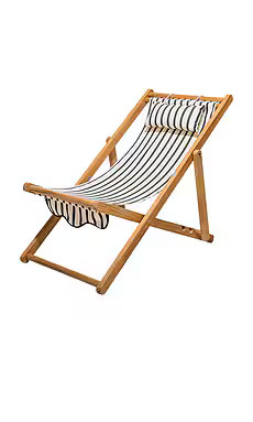 business & pleasure co. Sling Chair in Monaco Black Stripe from Revolve.com | Revolve Clothing (Global)